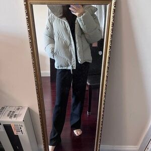 Aritiza cloud puff-dry basil green